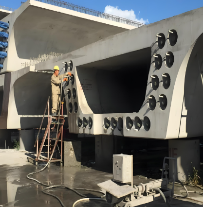 周矶管理区压浆料施工流程及注意事项